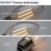NEWDAYS brand cross-border new C35 transparent pointed filament lamp, E14 commonly used screw-type retro American energy-saving bulb, energy-saving high-brightness, ultra-long battery life, limited-time discount bulb Specification image
